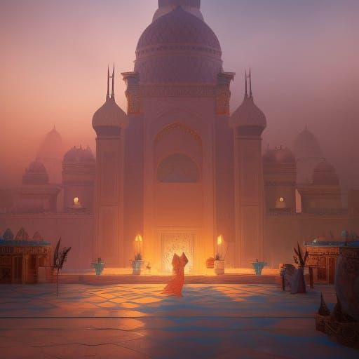 Arabian Nights Concept Art in 8K Resolution