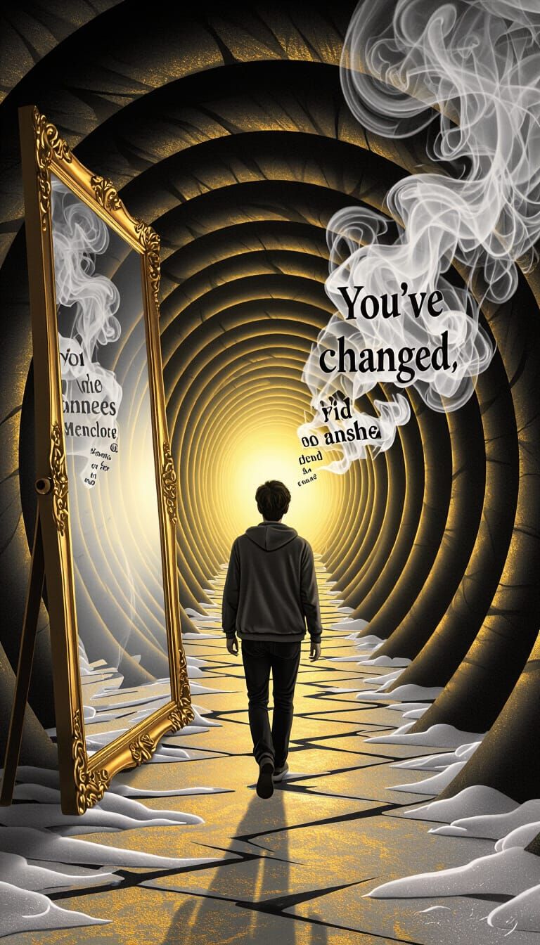 Surreal Tunnel of Fading Memories and Self-Growth