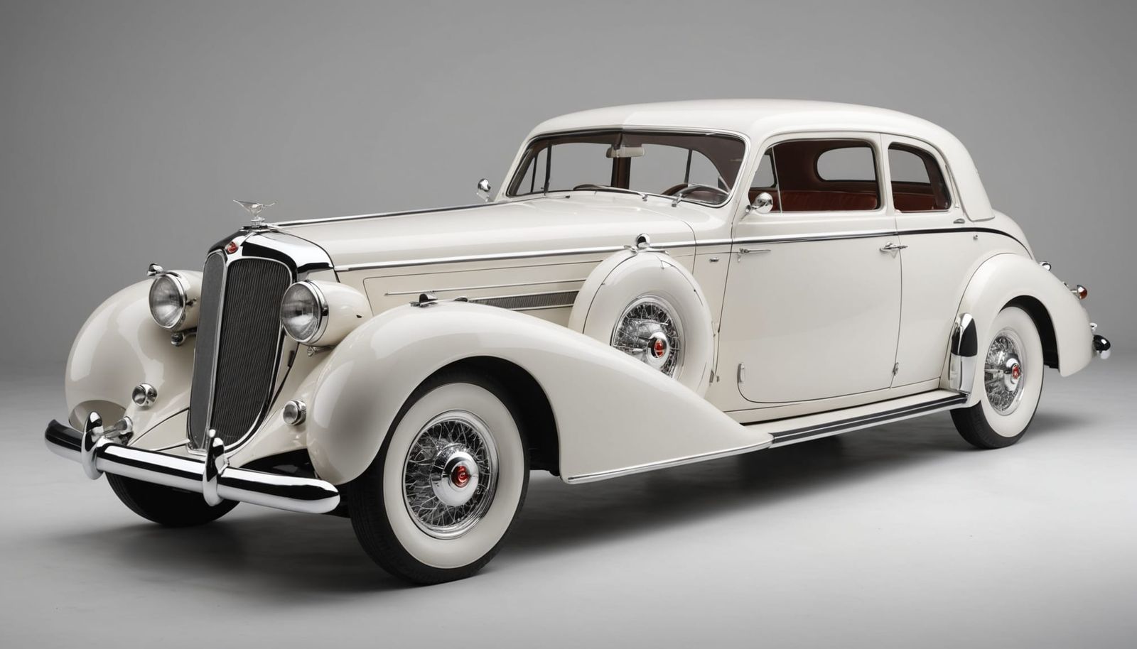 Vintage French Automobile Luxury in Studio Setting