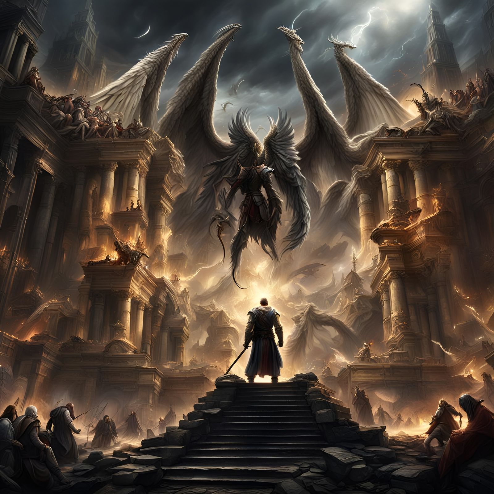 The final battle🔥⚔️🛡️