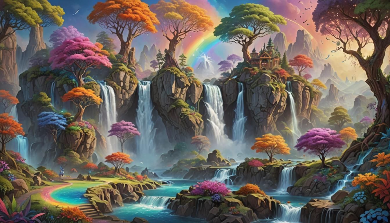 Ethereal dream world