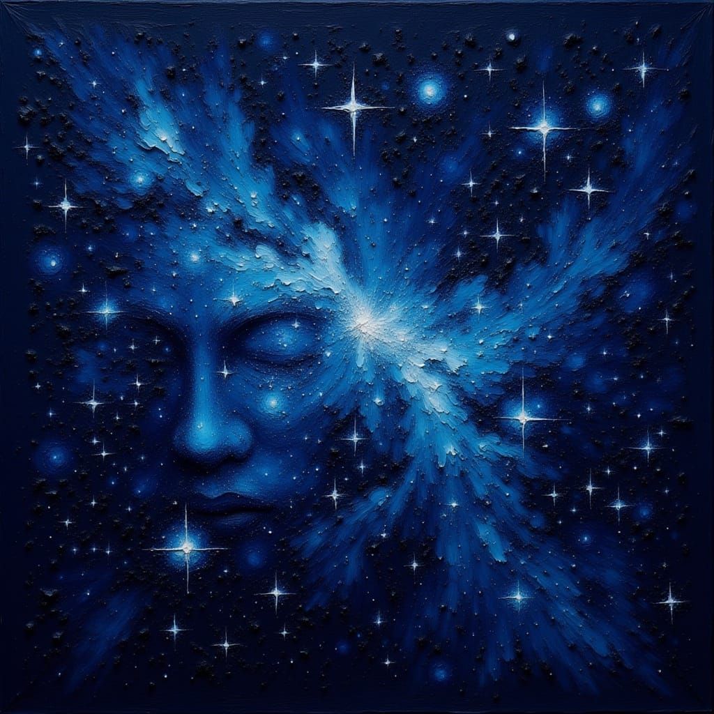 Celestial Scene in Dreamy, Ethereal Quality