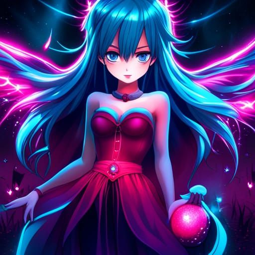 Magic Anime Dream Girl Halloween Dark 3