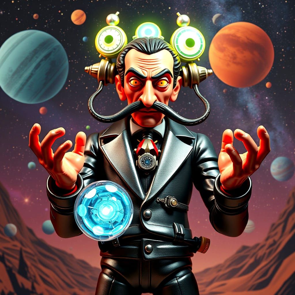 Dalio, a new sci-fi comic book character ____ image #4