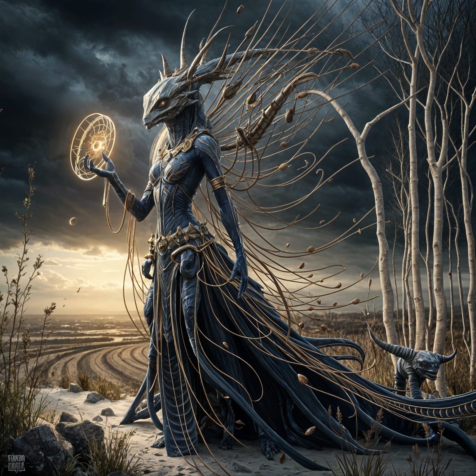 AI Generated Anthropomorphic Creature