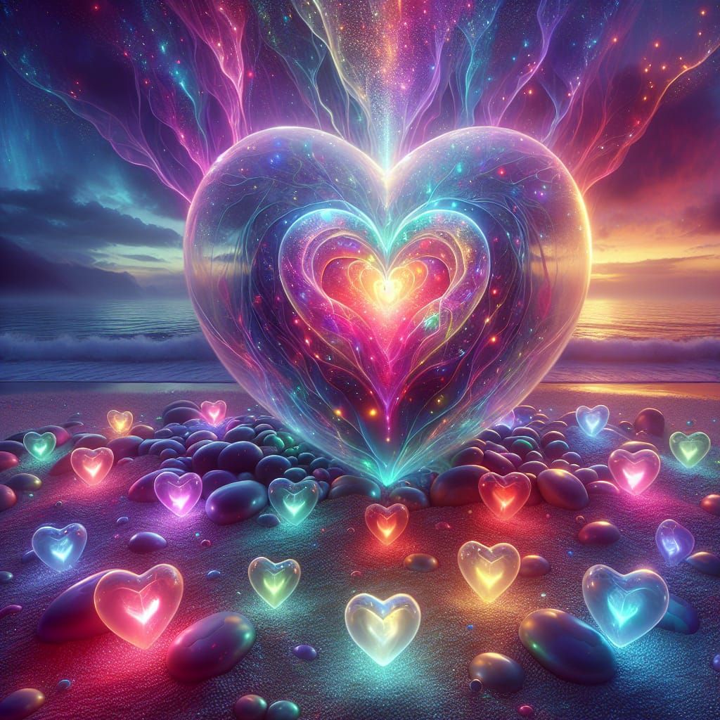 Hearts Abound in Celestial Paradise