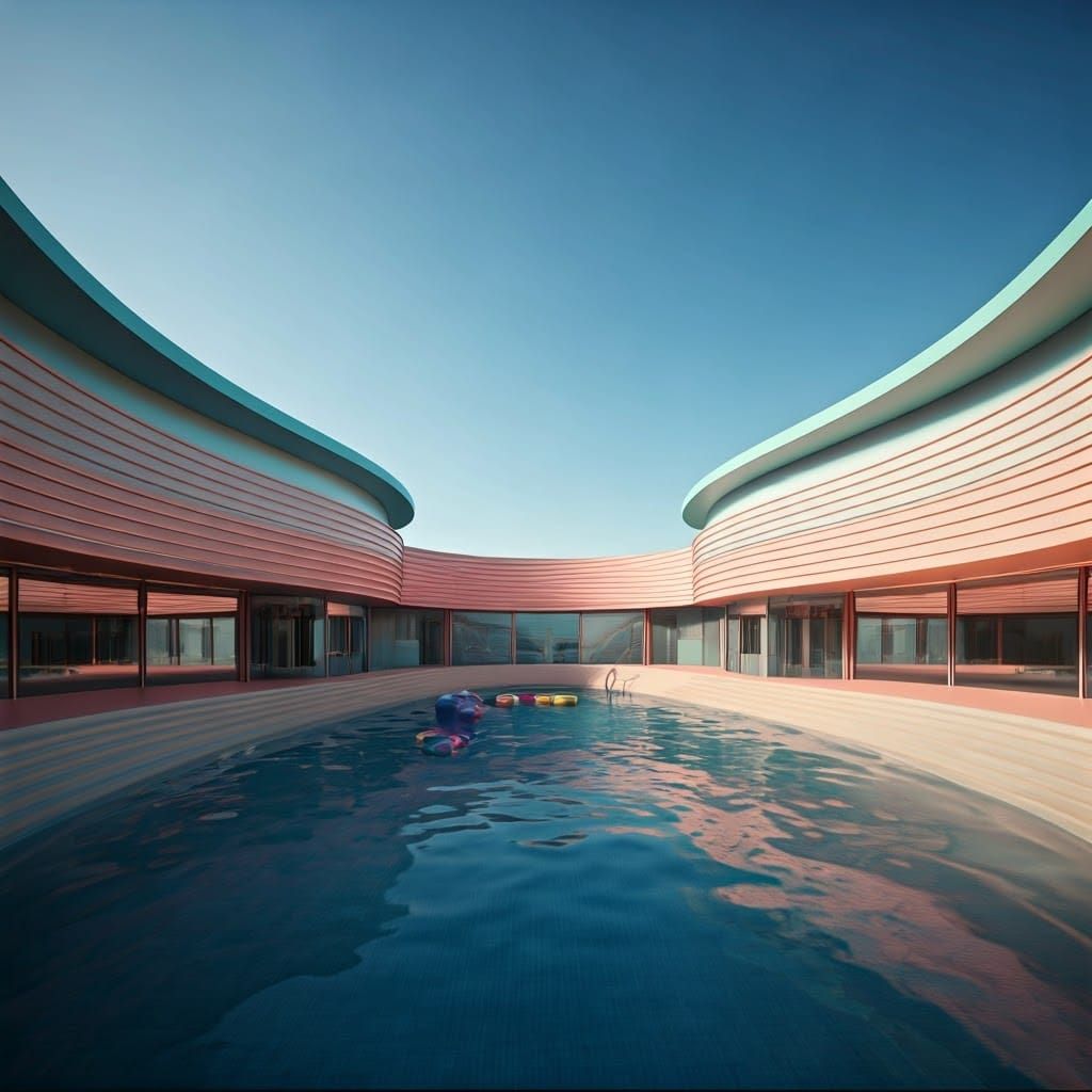 Modern Oasis in Space Age Style