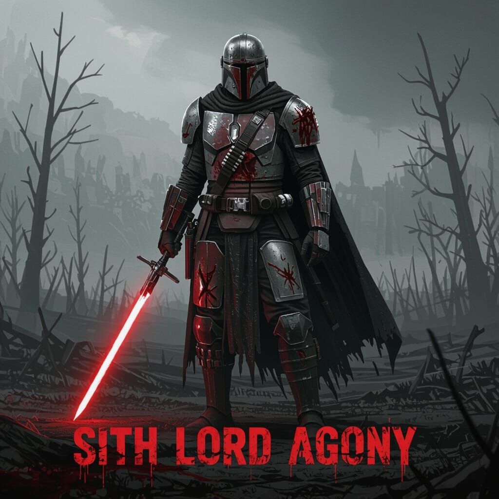 Sith Lord Agony: Dark Souls Concept Art of a Corrupted Manda...