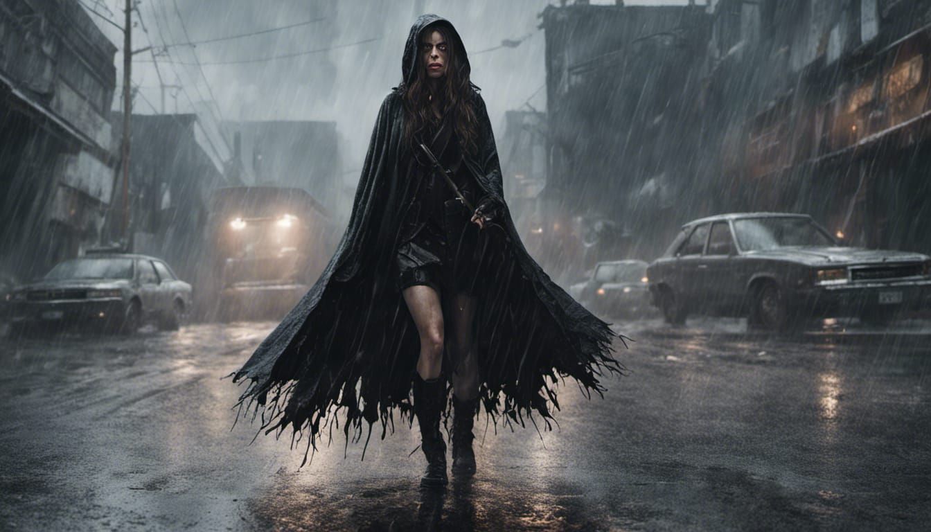 A Witch in the likeness of Aubrey Plaza