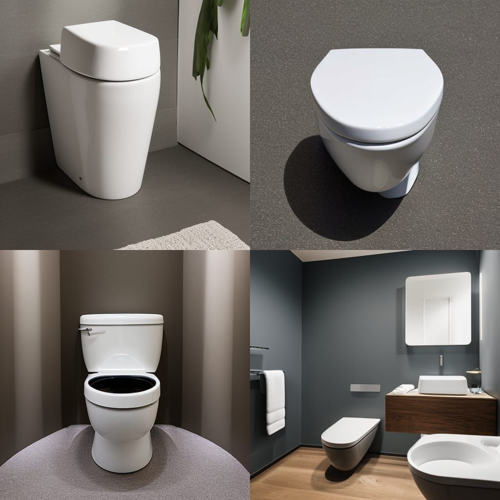 Surreal Future Toilette Monster