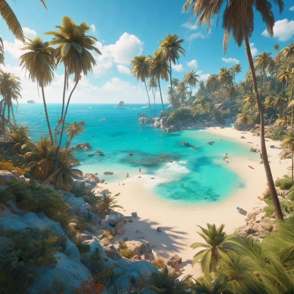 Beach, please