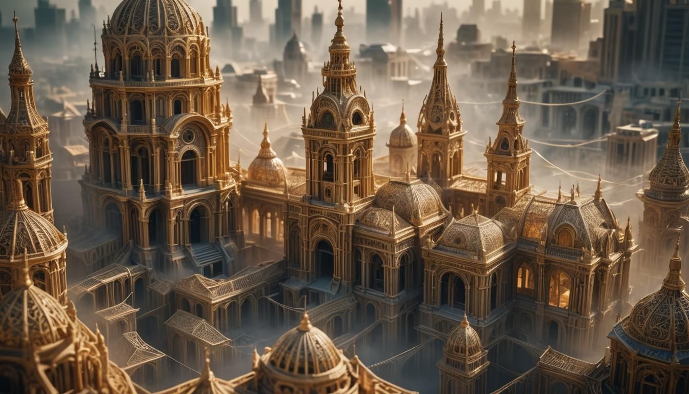 Hyperrealistic String Architecture