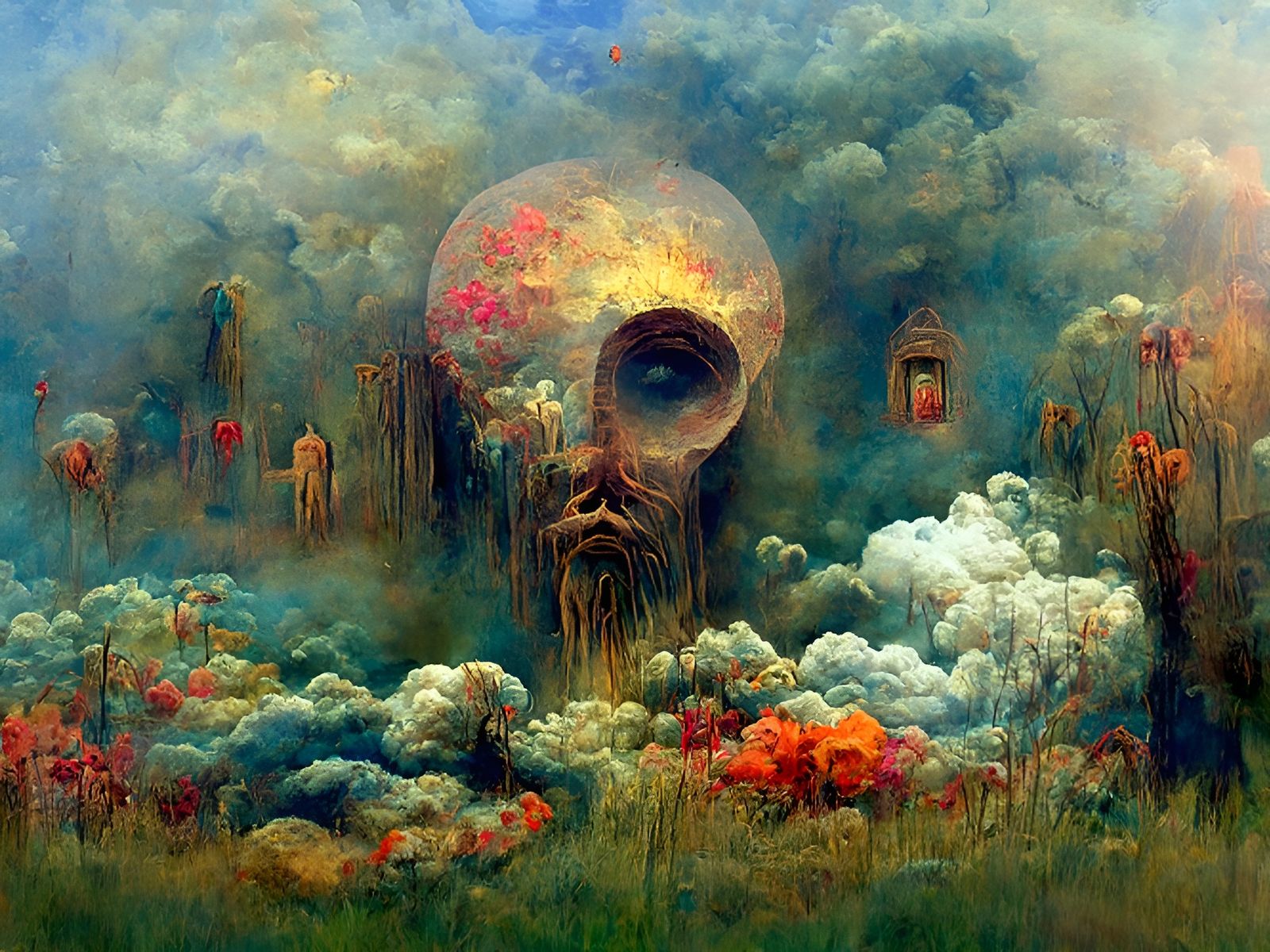 Surreal Garden of Delights with Strange, Beautiful Ashes
