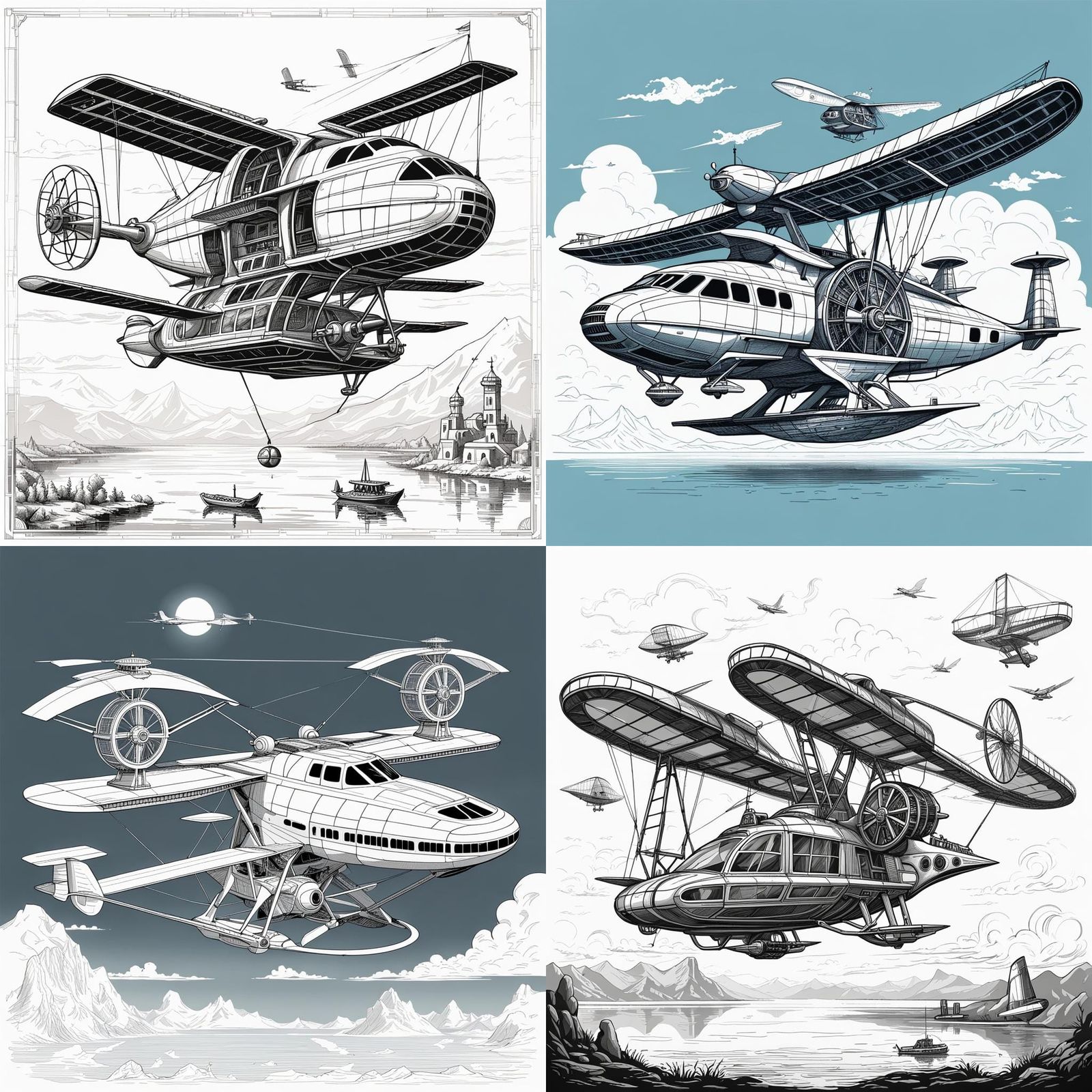 Heroic Flying Machines of Fantasy
