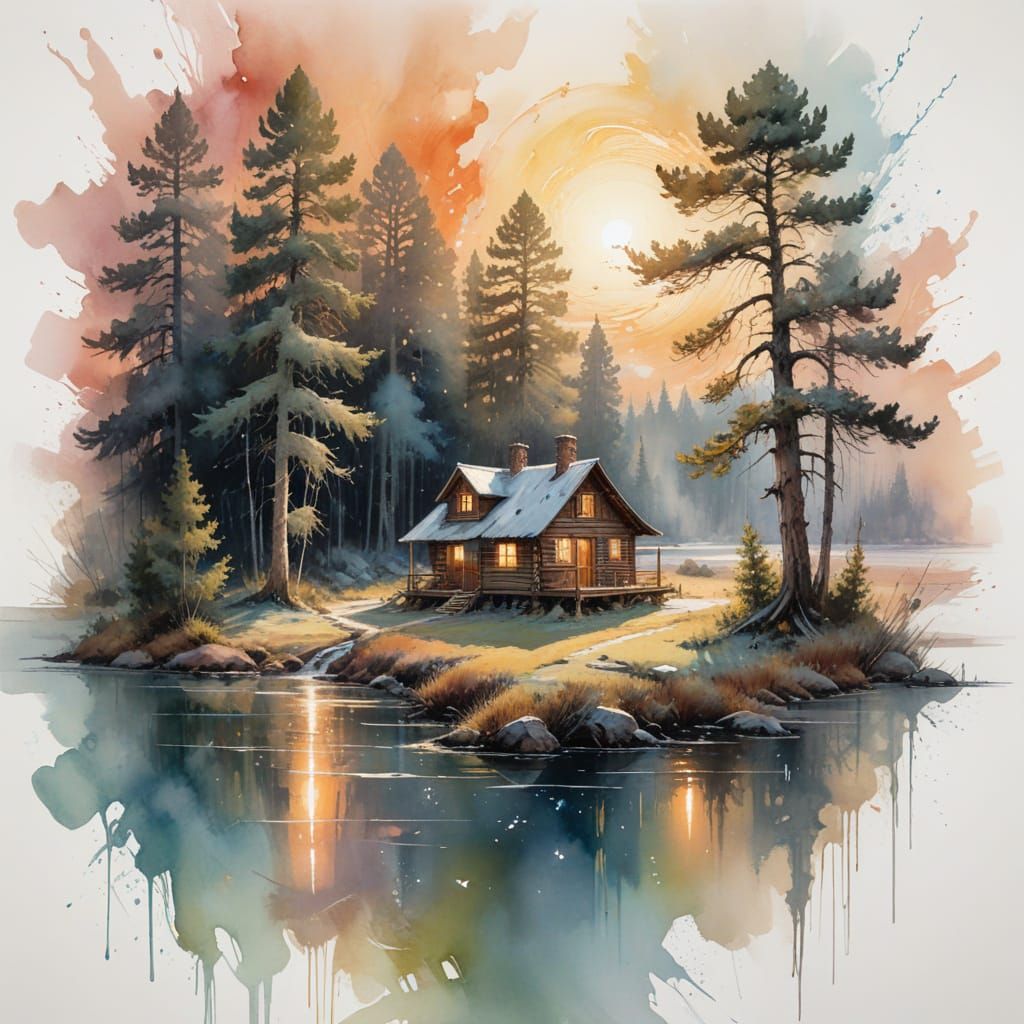 Winter's Dawn: A Traveler's Serene Escape