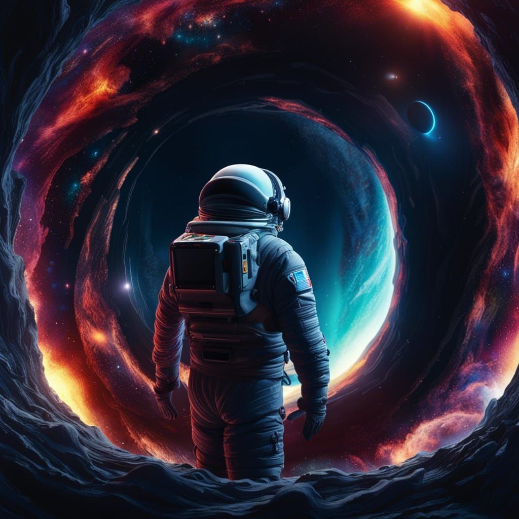 Astronaut Discovers Hidden Dimension Beyond Black Hole in Mu...
