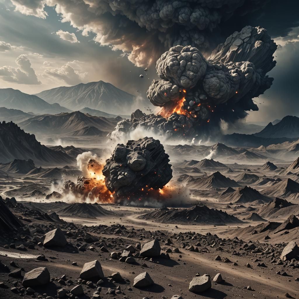 Earth Shattered in Epic 35mm Film Still