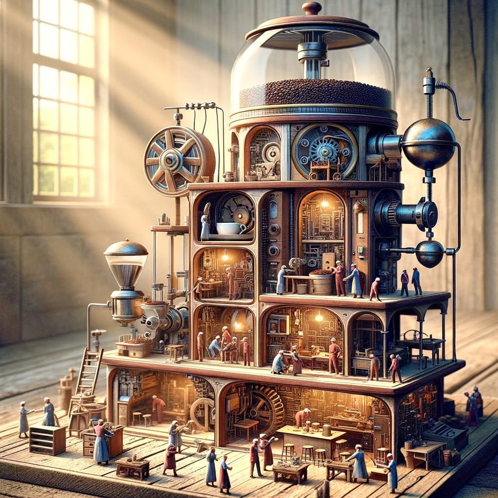 The inner life in the coffee machine