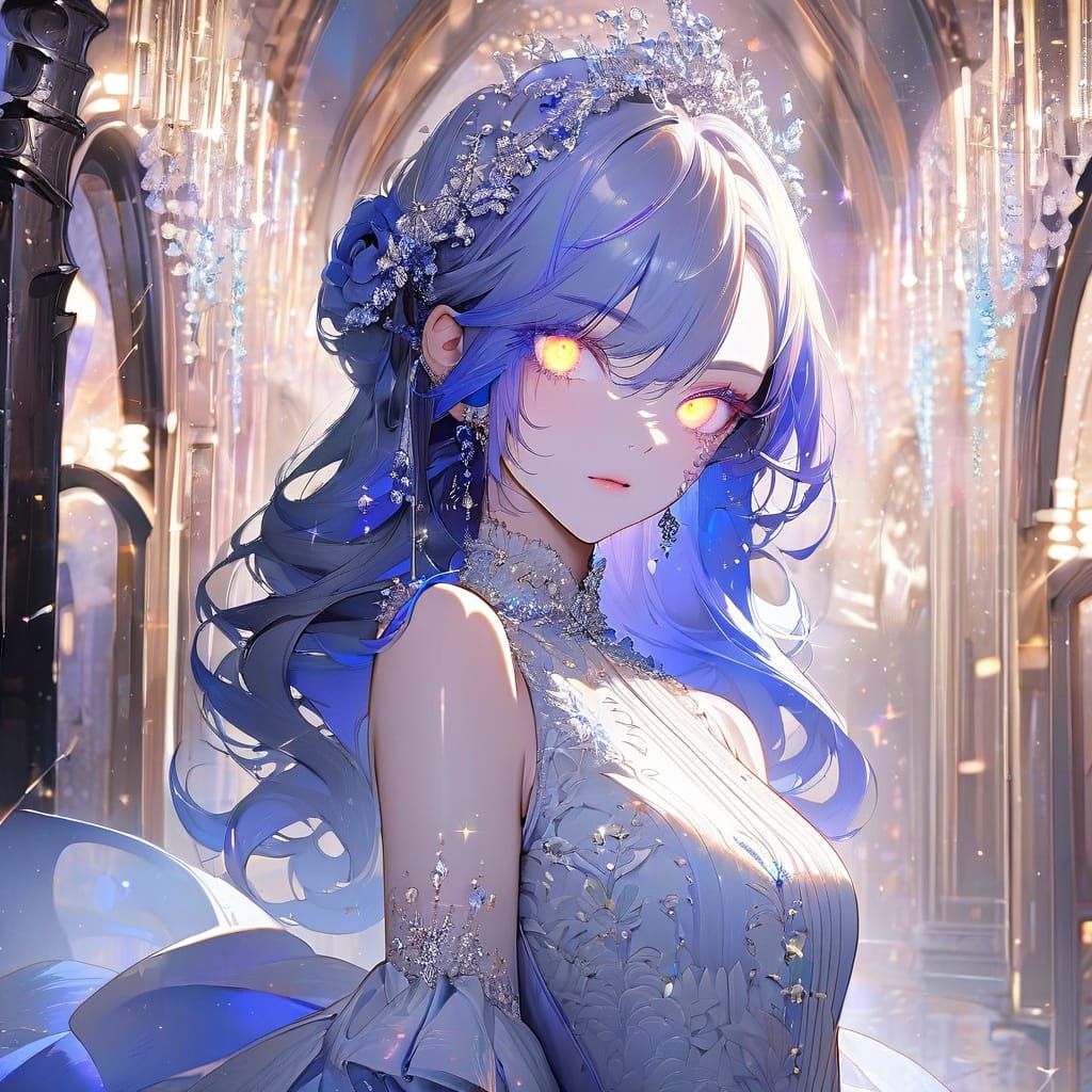 Stunning Anime Portrait in Pastel Hues