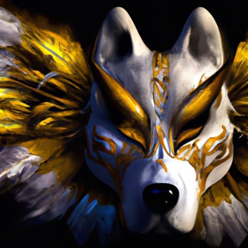 Wolf Masquerade Mask