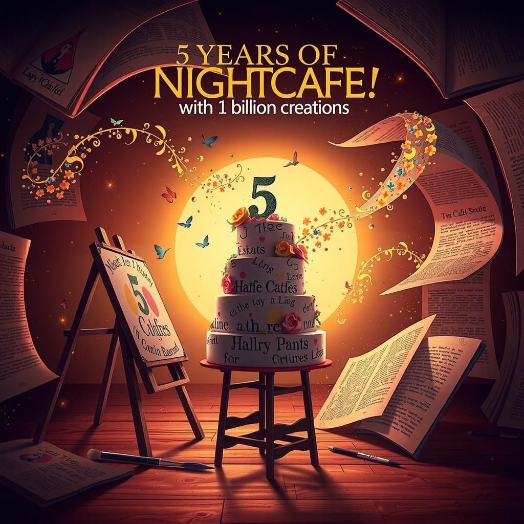 Golden Anniversary of NightCafe: A Whimsical Celebration