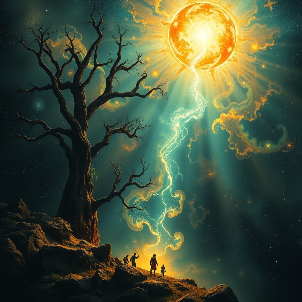 Biophilic Art: Epic Star Birth