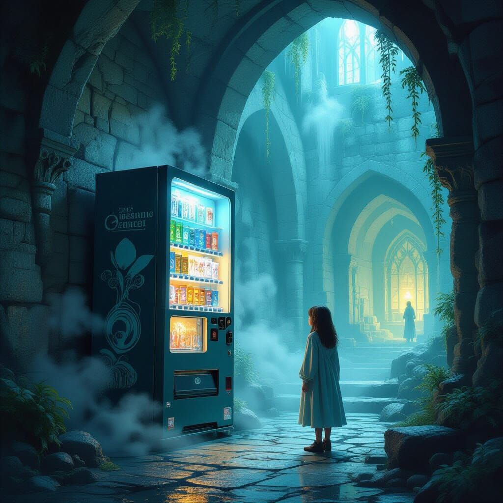 Vending Machine Reborn in Mystical Dungeon