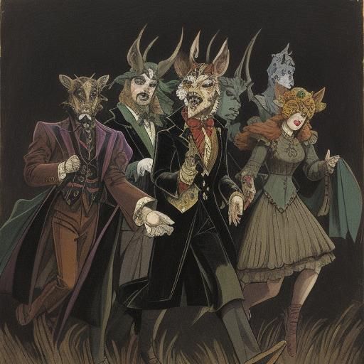Vampires, Stoats, and Moose Dance at a Dark Masquerade
