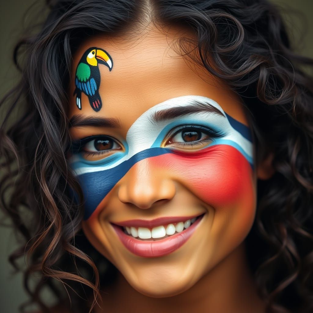 Costa Rican Woman Radiating Pura Vida