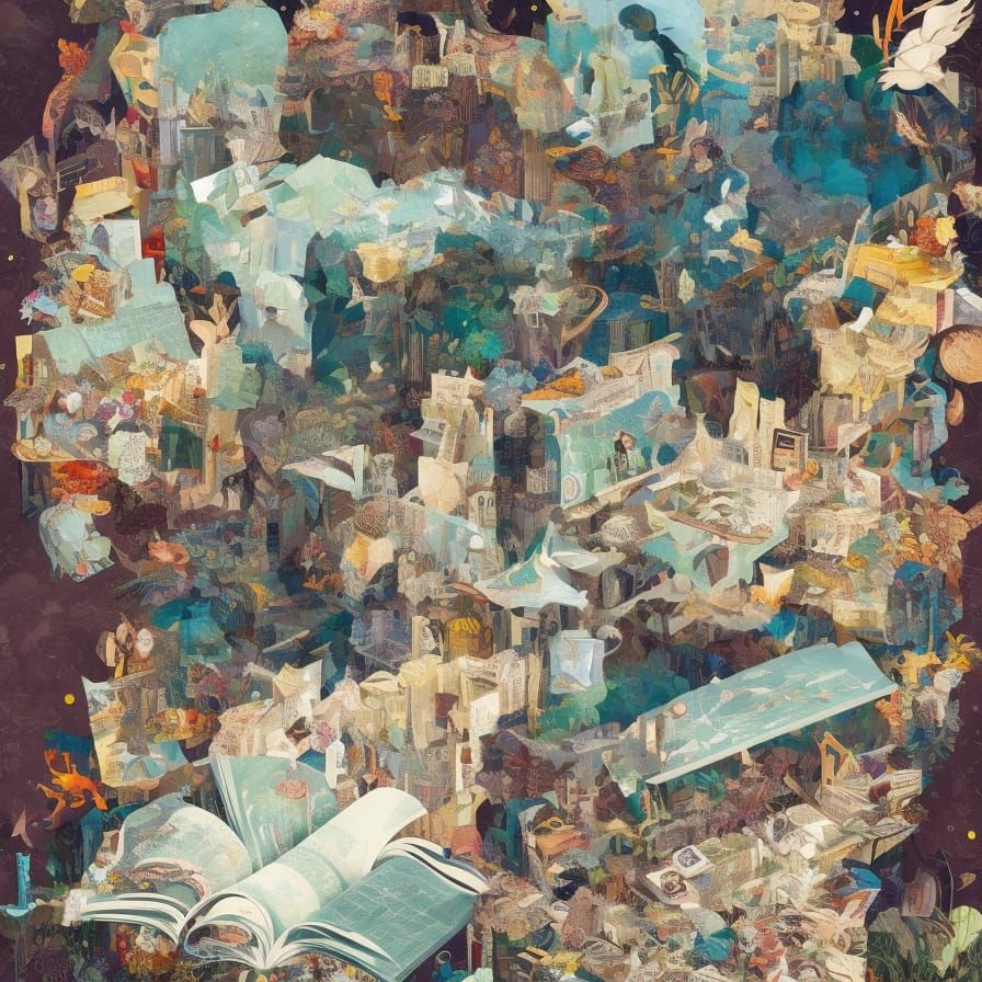 fluttering pages