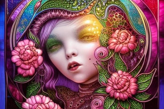 magical stained glass