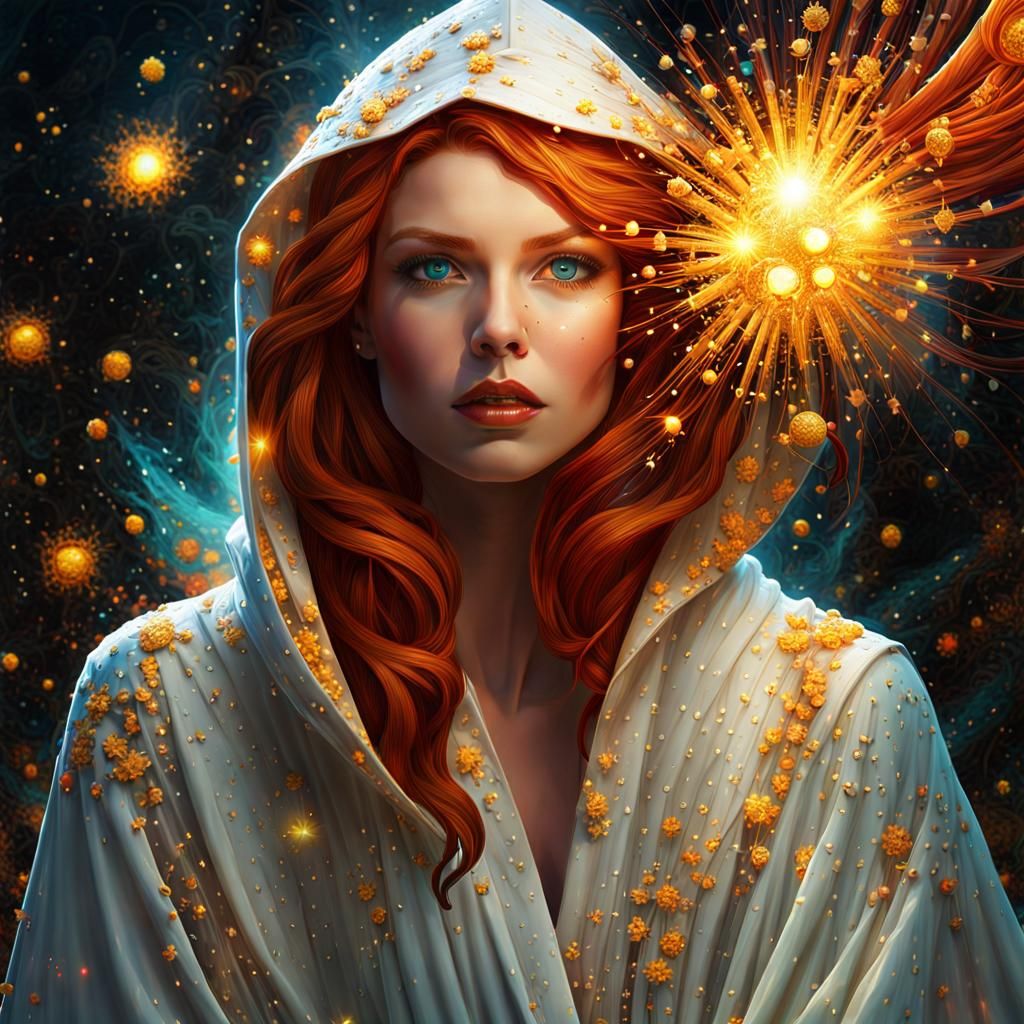 Mystical Mesmerizing Pop Art Beauty