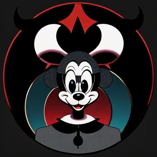 Baphomet as Whimsical Cartoon Figure