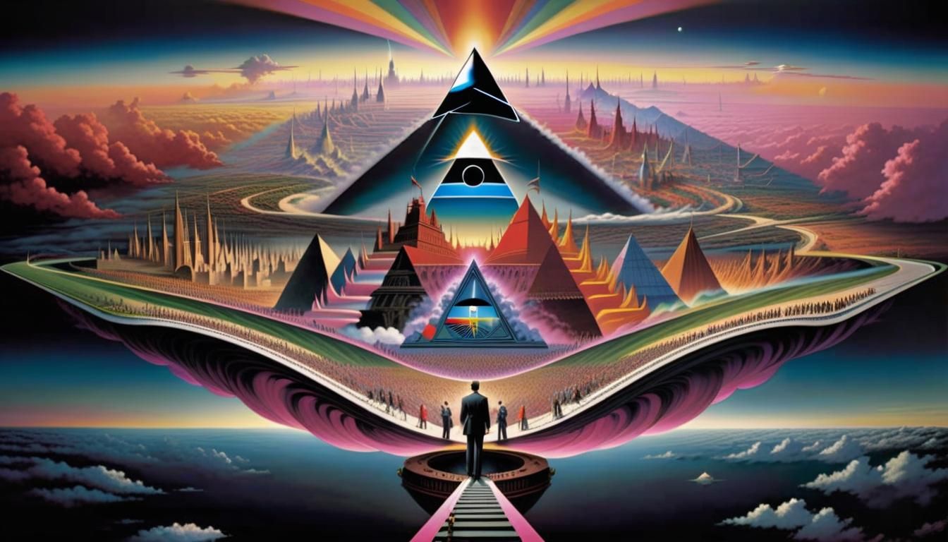 Surreal Masterpiece Honoring Unity and Division