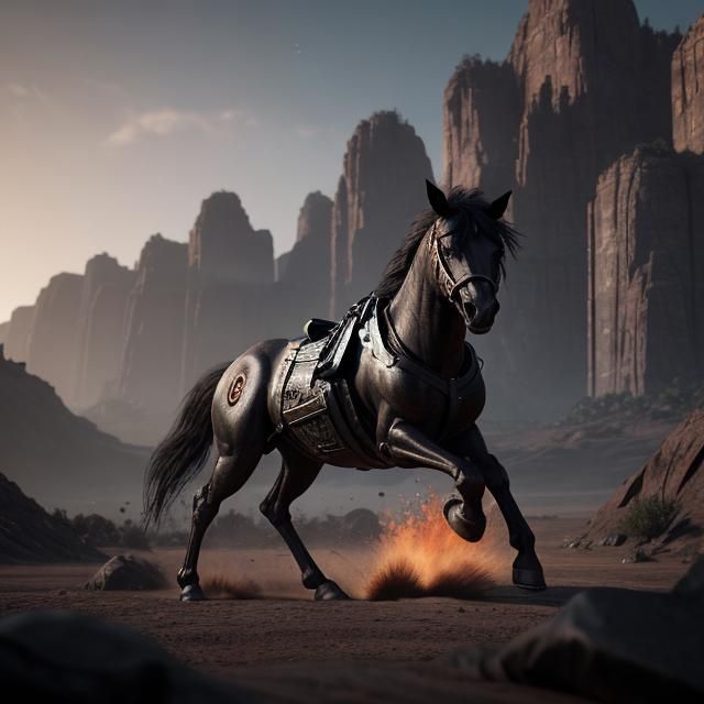 Galloping Sci-Fi Warhorse
