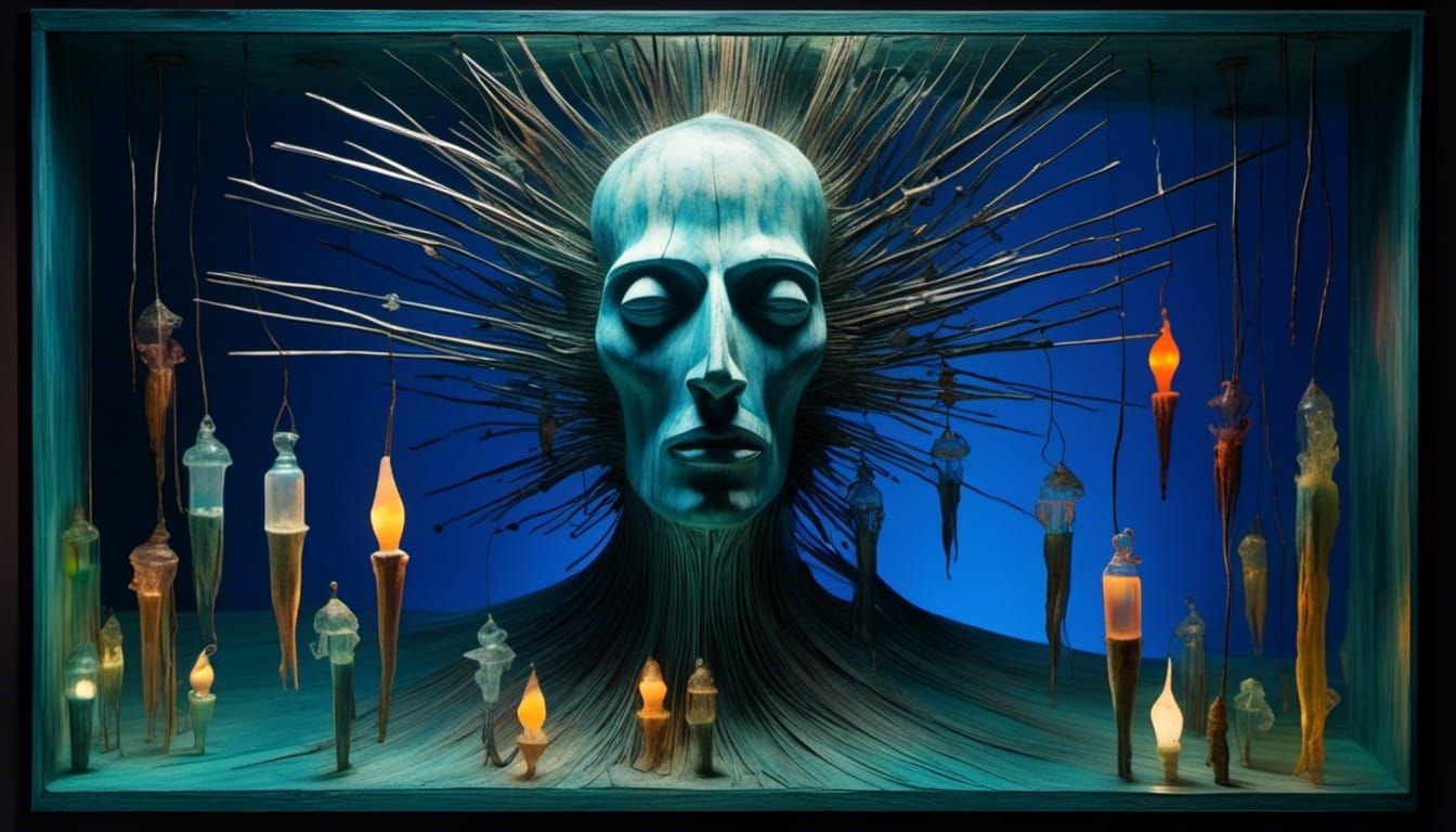 Surreal Dreamscapes: Ancient Aliens Confront a Scientist in....