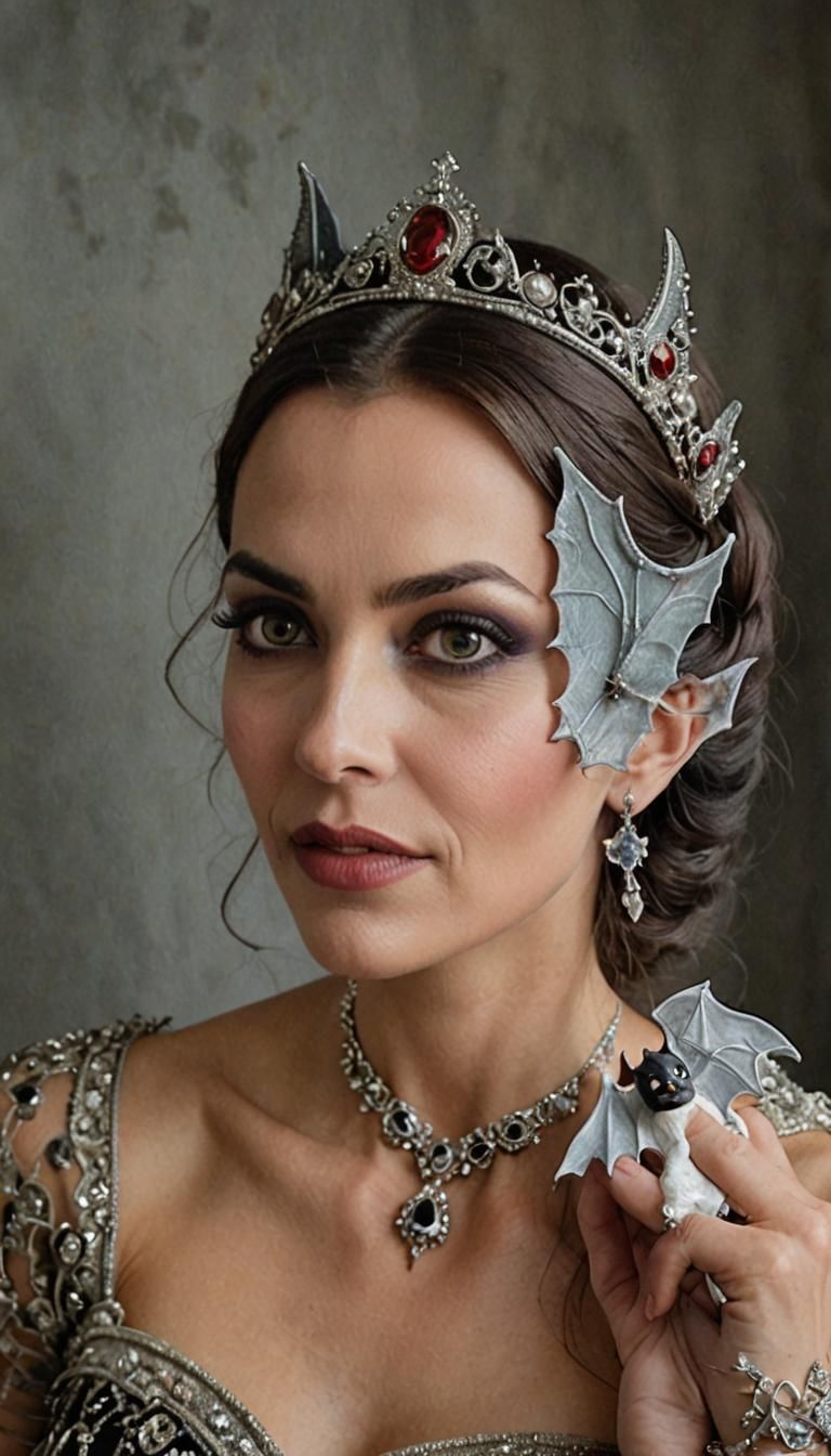 Glamorous Byzantine Empress Disguise in Campy Horror