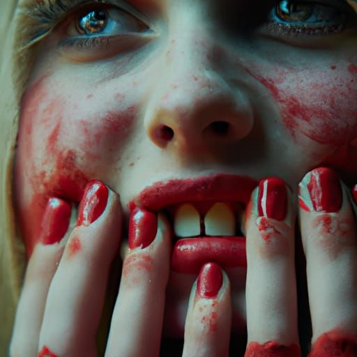 Bleeding Beauty in Dark Fantasy