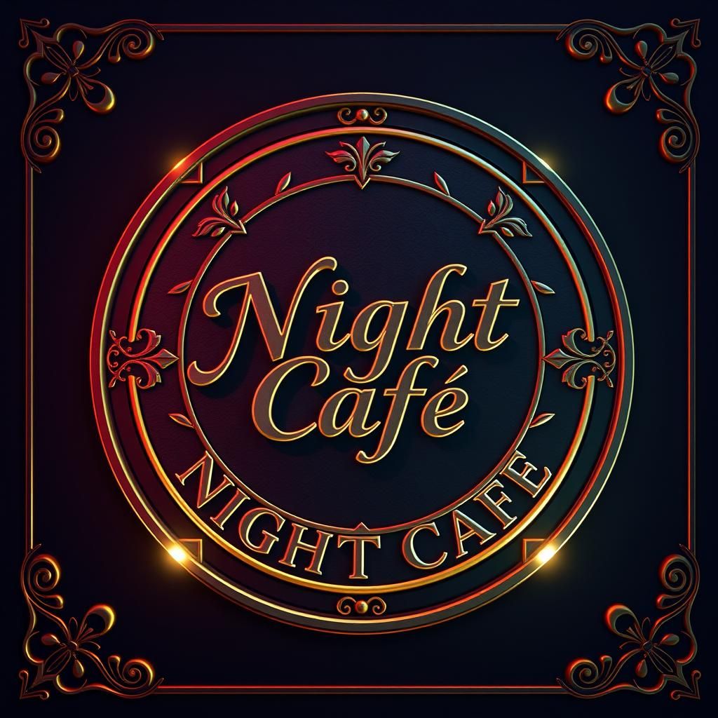 Luminous Gold Coin in Fantastical Frame