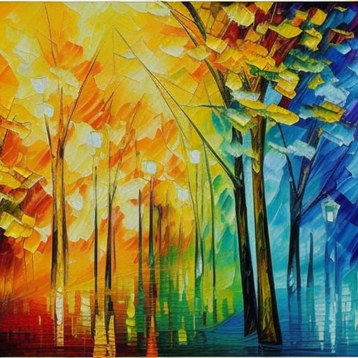 Love in Vibrant Neo-Impressionist Disharmony