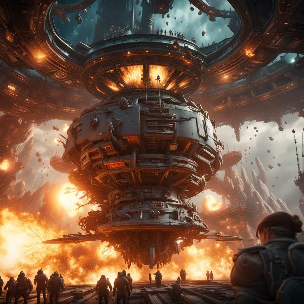 Surreal Space Odyssey as Pirates Panic Amidst Cataclysmic Wa...