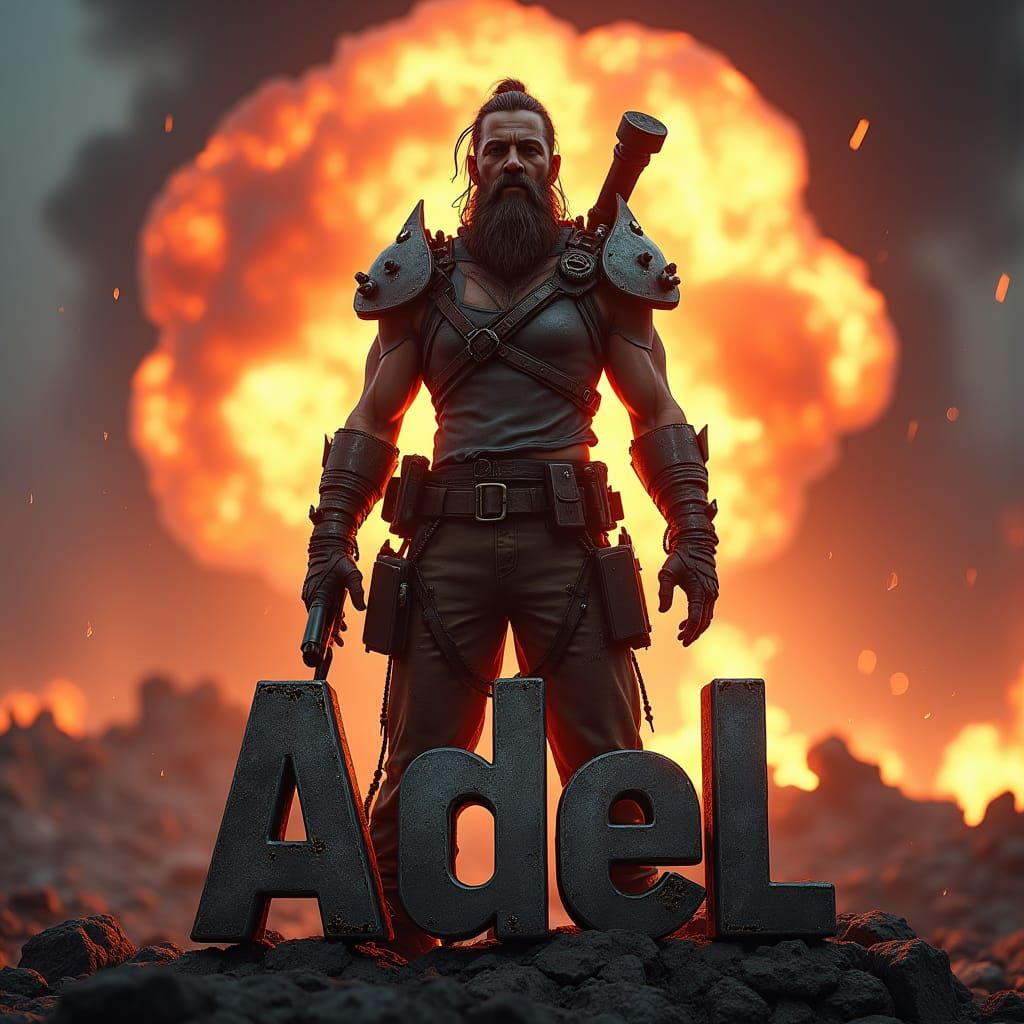 Post-Apocalyptic Survivor Adel in Epic Explosion