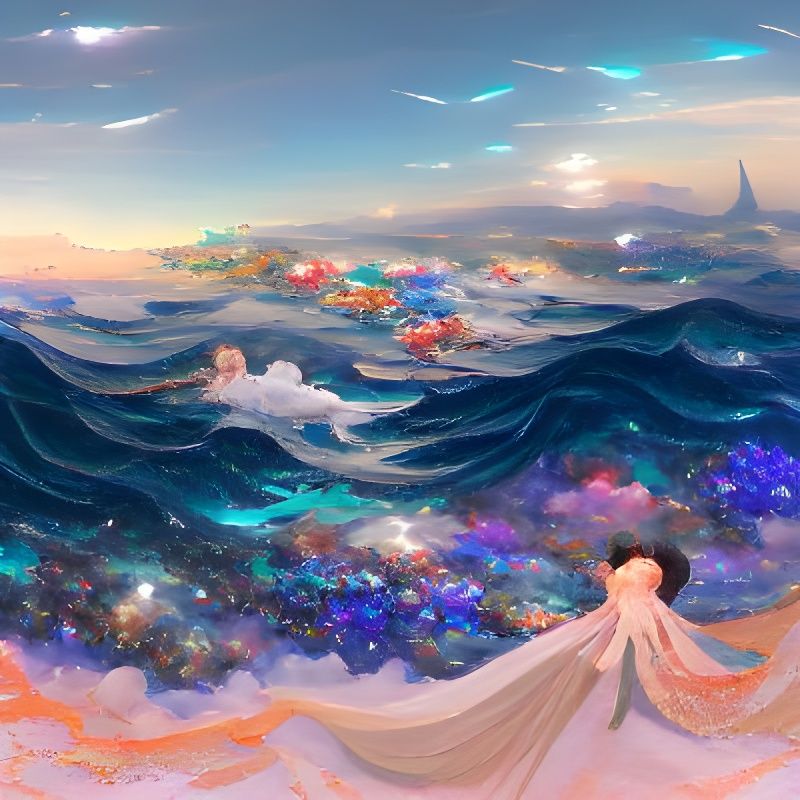 A Dreamy Ocean Landscape