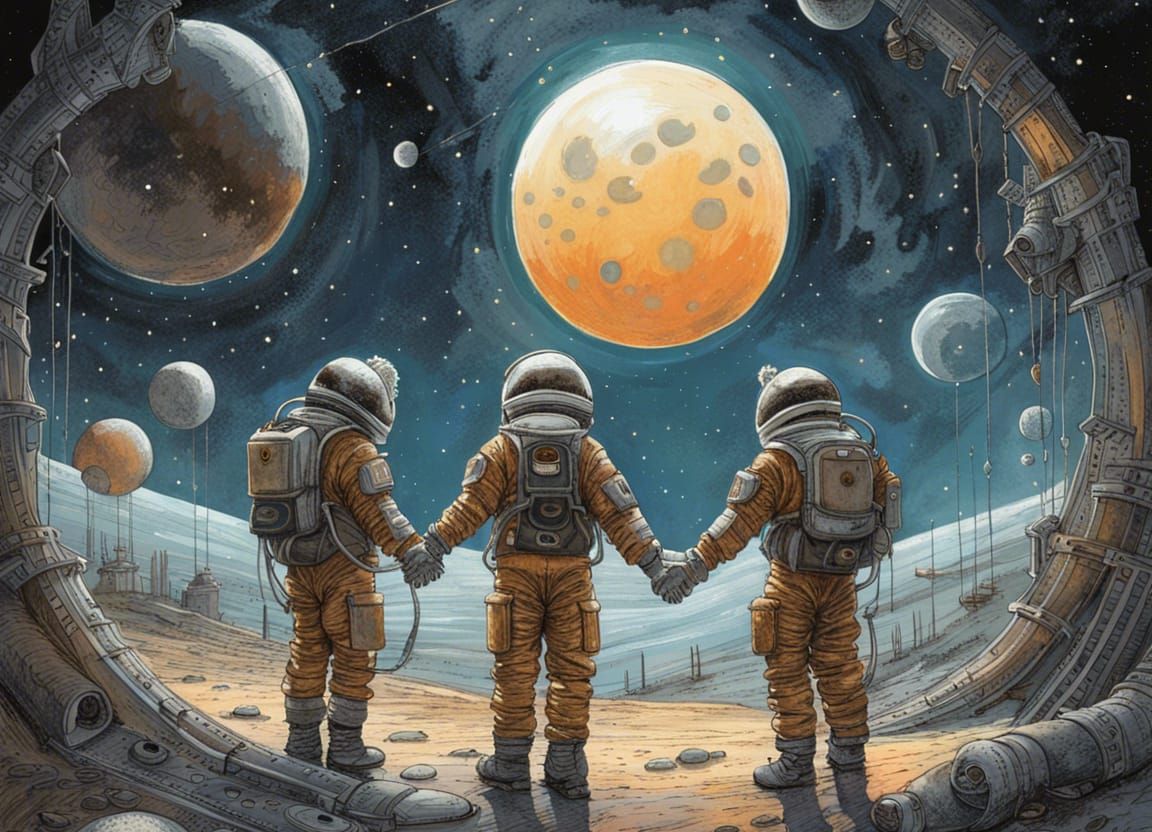 Cosmic Bond in the Shadows of Alien Moons