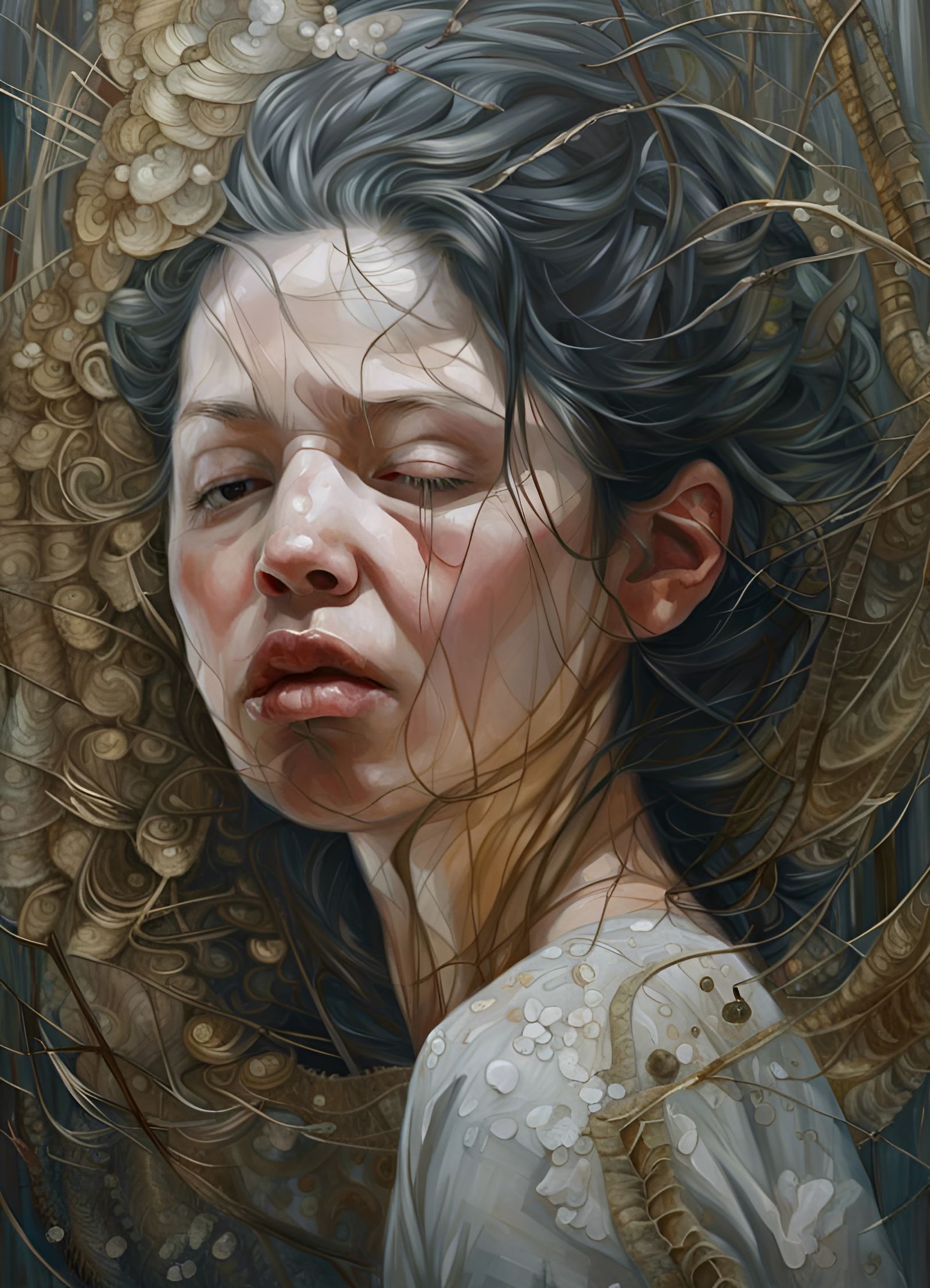 Elegant Masterpiece in the Style of Alyssa Monks