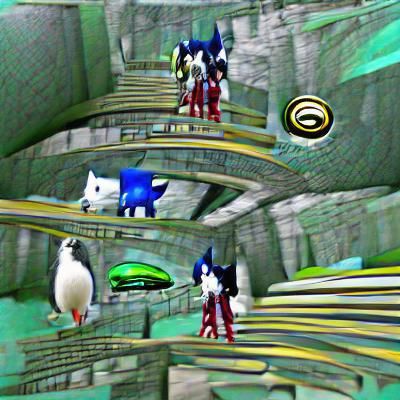 Epic Fantasy World Map Revealed in Sonic Game-Inspired Style