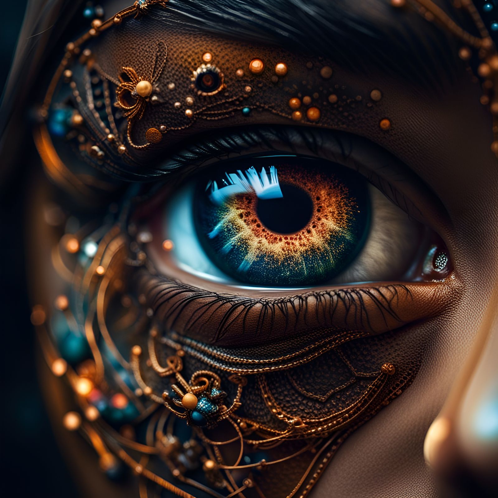 A Cosmic Portrait: Intimate Universe in Deep Space