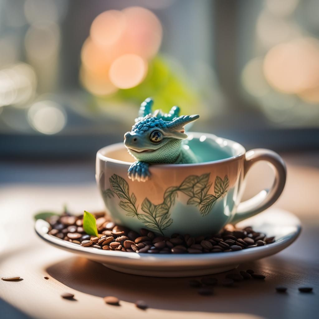 A tiny dragon