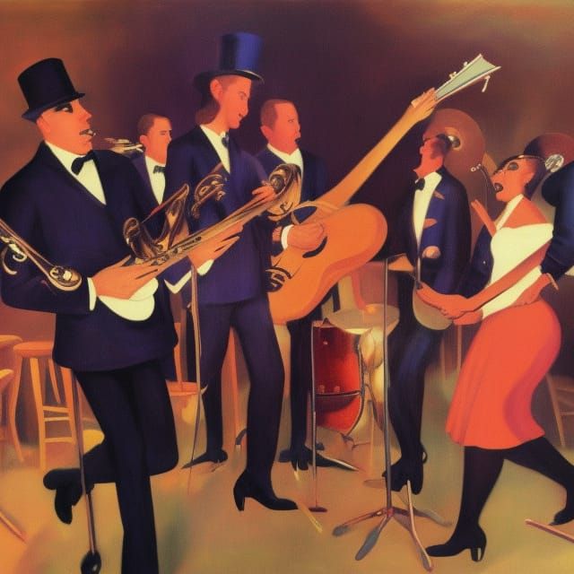 Band playing at the Club