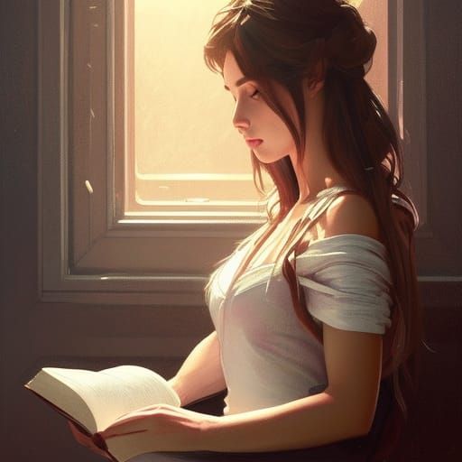 Ethereal Reader in a World of Triadic Colors